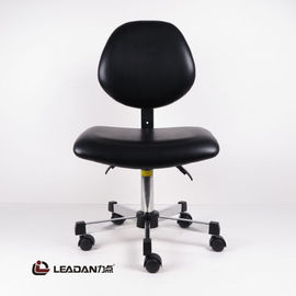 چین سیاه و سفید یا آبی رنگ PU چرم ارگونومیک صندلی ESD صندلی سه طبقه تنظیم بزرگ کارخانه