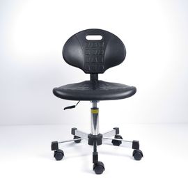صندلی الیاف پلی اورتان سیاه استاتیک صندلی ارگونومیک قارچ سطح را می پوشاند