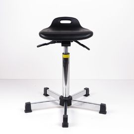 میز صندلی صندلی صنعتی صندلی قابل تنظیم ارتفاع صندلی با پایه فولادی اسپری کردن سیاه