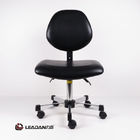 سیاه و سفید یا آبی رنگ PU چرم ارگونومیک صندلی ESD صندلی سه طبقه تنظیم بزرگ تامین کننده