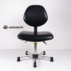 سیاه و سفید یا آبی رنگ PU چرم ارگونومیک صندلی ESD صندلی سه طبقه تنظیم بزرگ تامین کننده