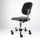 صندلی PU اشیائی ارگونومیک ESD صندلی اتاق خالص با ارتفاع بالابر چرخ تامین کننده