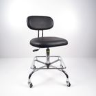 صندلی PU سیاه چرم ارگونومیک صندلی صندلی دفتر کار صندلی با استراحت پا تامین کننده