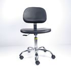 صندلی های تمیز و مرتب الاستیسیته ESD آسان برای تمیز کردن ارتفاع قابل تنظیم رنگ سیاه تامین کننده