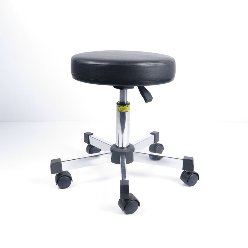چرم مصنوعی مدفوع آزمایشگاه ارگونومیک ارتفاع قابل تنظیم ارتفاع صندلی تامین کننده