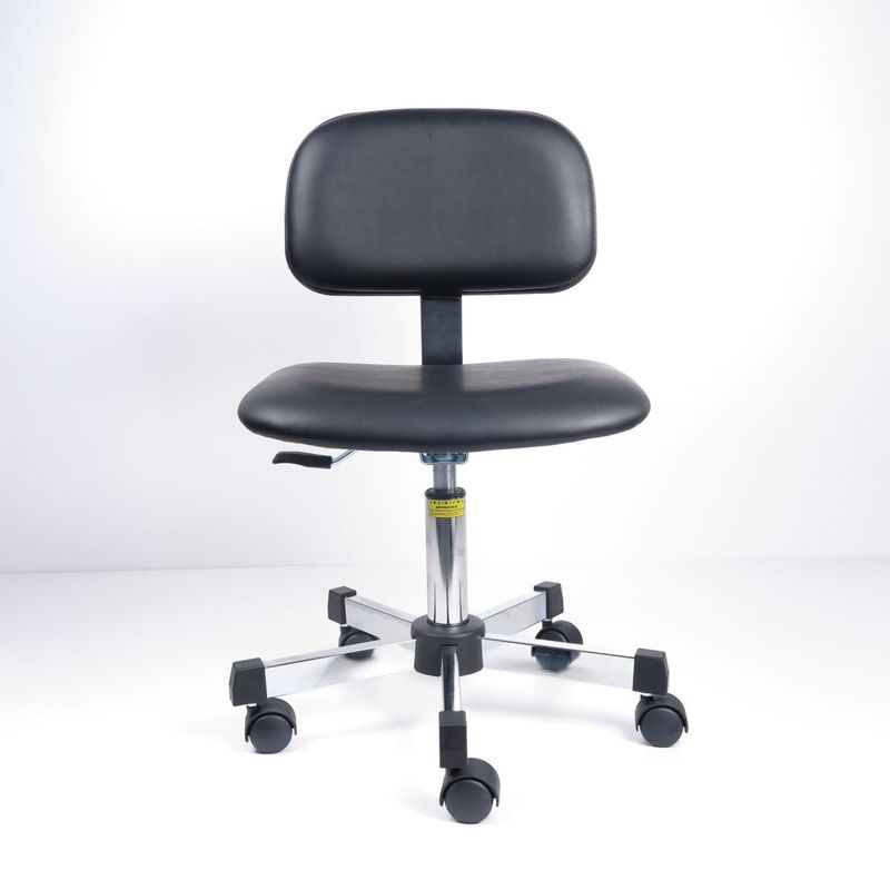 صندلی های آزمایشگاهی ایمنی قابل تنظیم ESD قابل تنظیم صندلی های ضد استاتیک PU چرخه اجتناب ناپذیر تامین کننده