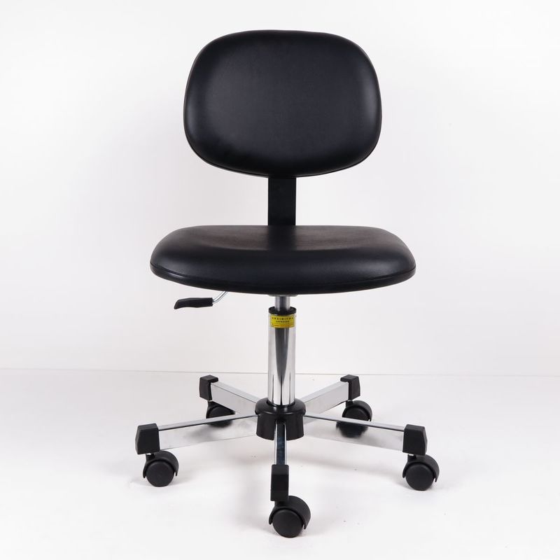 دو برابر چرخ وینیل ESD صندلی کارخانه تخلیه الکترواستاتیک متوسط ​​ارتفاع بنچ تامین کننده