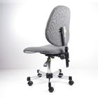 صندلی کارشناسی ارگونومیک پارچه خاکستری صندلی آزمایشگاهی قابل تنظیم بزرگ تامین کننده