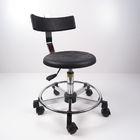 صندلی های صنعتی ارگونومیک ESD صرفه جویی در فضا با حلقه پا 2 تنظیمات راه تامین کننده