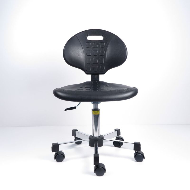 صندلی الیاف پلی اورتان سیاه استاتیک صندلی ارگونومیک قارچ سطح را می پوشاند تامین کننده